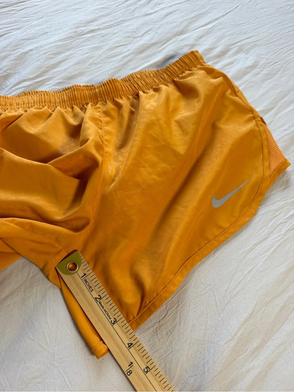 Nike‎ Women's Bright Orange Athletic Running Shorts